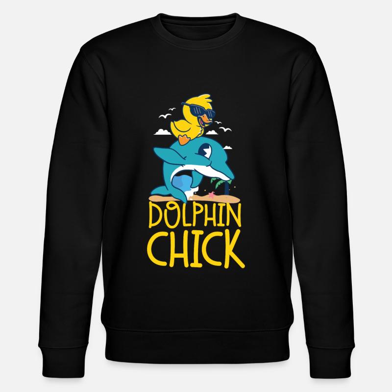 Poulet Dauphin Poussin Dauphin - Sweat bio CHANGER Stanley/Stella Unisexe - noir