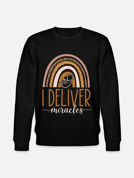 LD Labour And Delivery Nurse - Stanley/Stella CHANGER Unisex Organic Sweatshirt - black