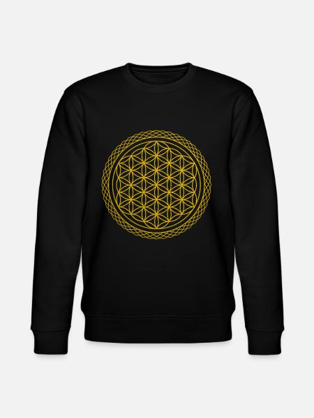 Flower of life - flower of life - Stanley/Stella CHANGER Unisex Organic Sweatshirt - black
