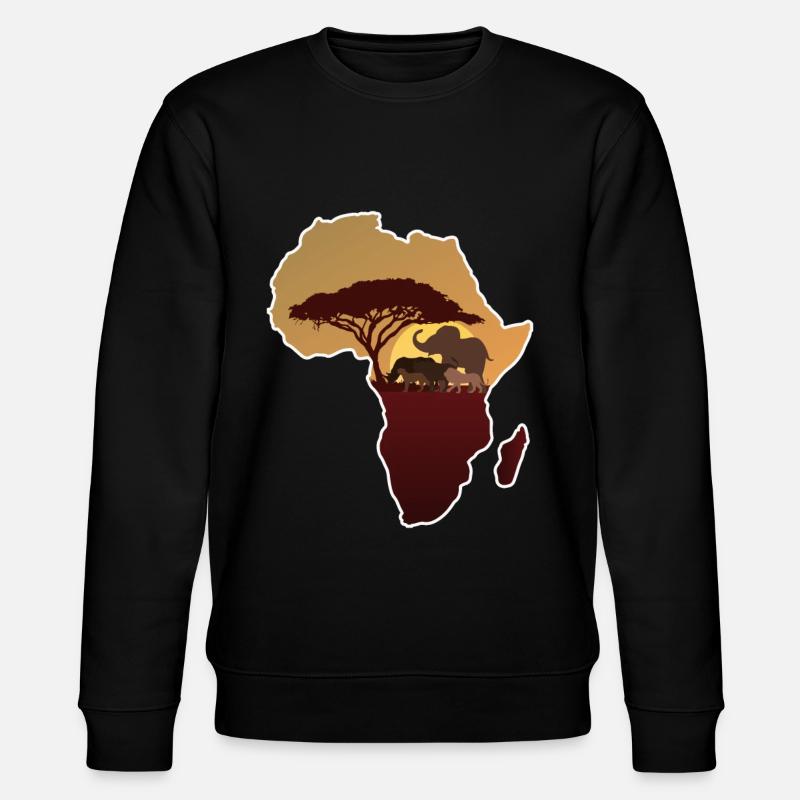 Afrique - Sweat bio CHANGER Stanley/Stella Unisexe - noir