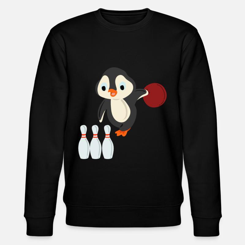 Bowling Penguin - Sweat bio CHANGER Stanley/Stella Unisexe - noir