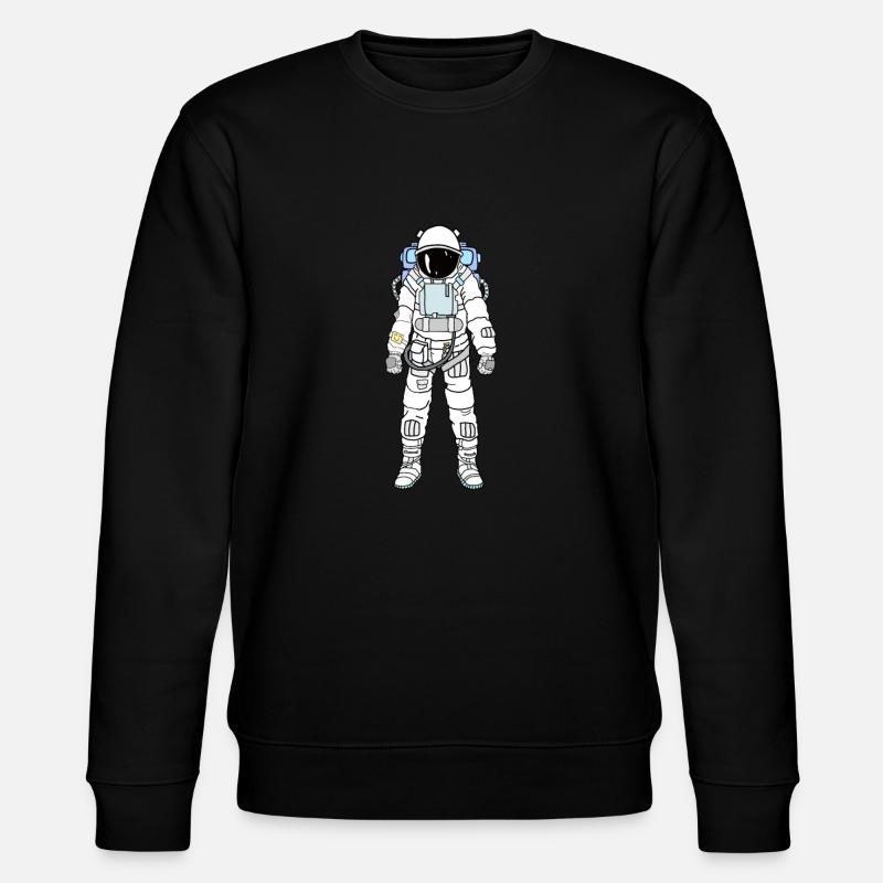 Astronaut Kosmos - Stanley/Stella Unisex Bio-Sweatshirt CHANGER  - Schwarz