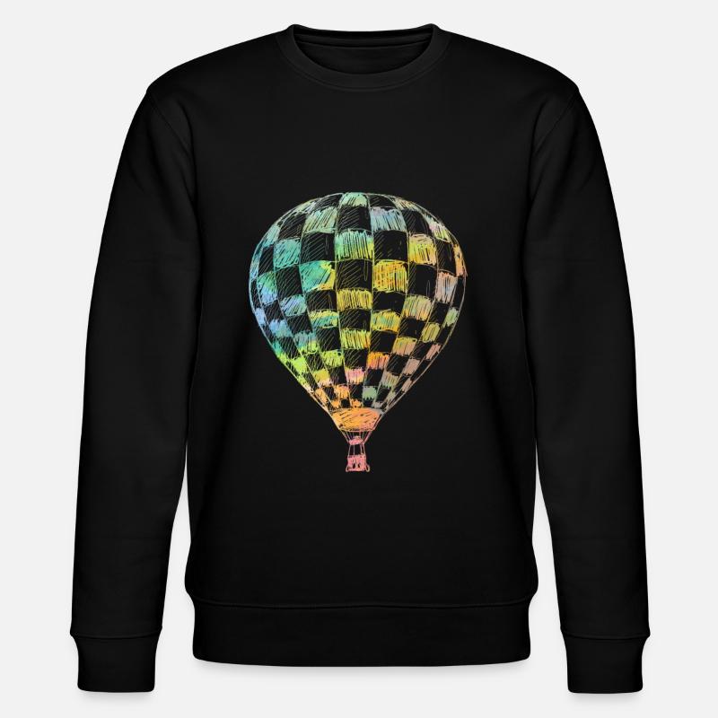 Ballon - rétro - Sweat bio CHANGER Stanley/Stella Unisexe - noir