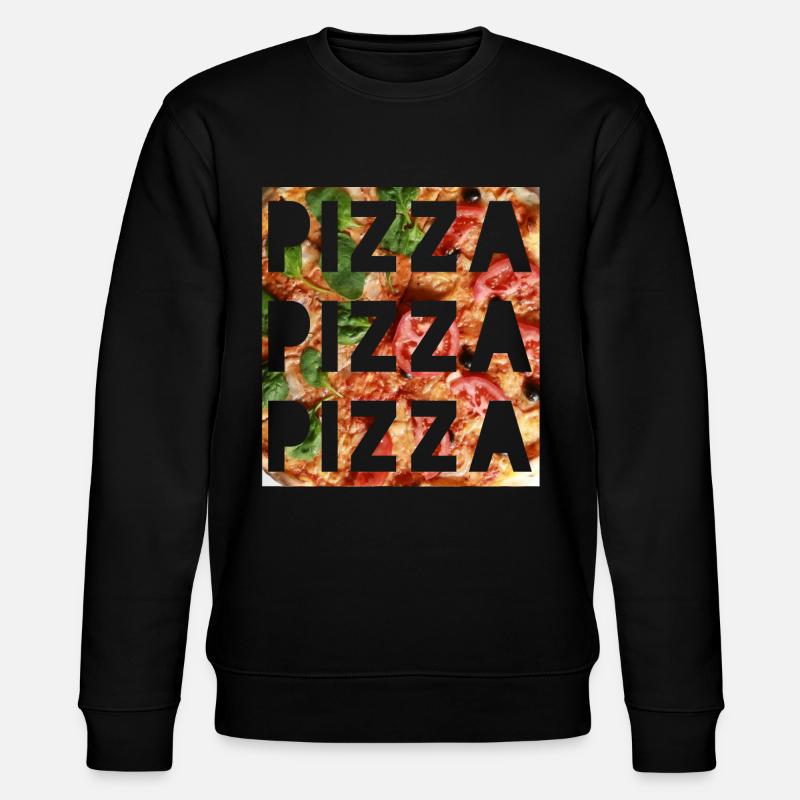 pizza pizza pizza - Sweat bio CHANGER Stanley/Stella Unisexe - noir