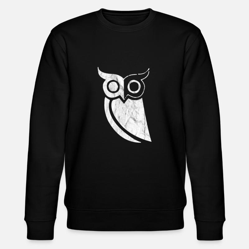 Owl owl - Stanley/Stella CHANGER Unisex Organic Sweatshirt - black