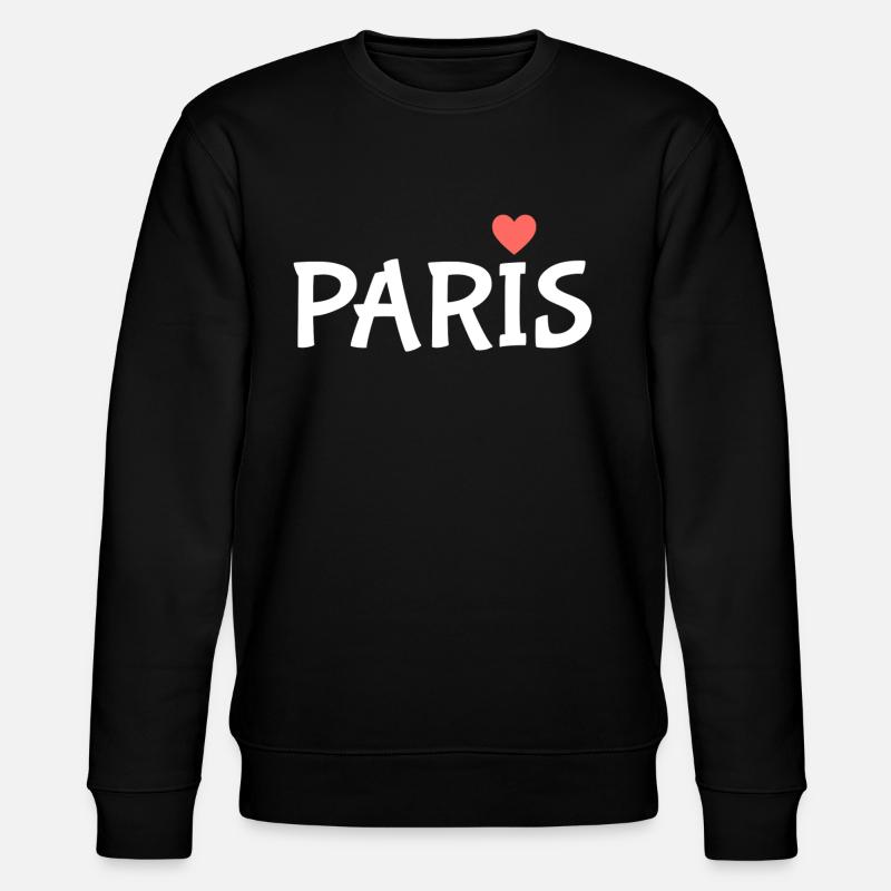 Paris - Stanley/Stella Unisex Bio-Sweatshirt CHANGER  - Schwarz