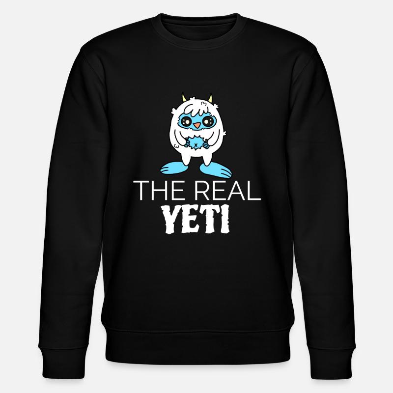 YETI - Stanley/Stella Unisex Bio-Sweatshirt CHANGER  - Schwarz