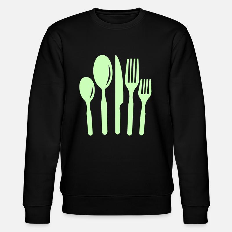 cuisine Couverts - Sweat bio CHANGER Stanley/Stella Unisexe - noir