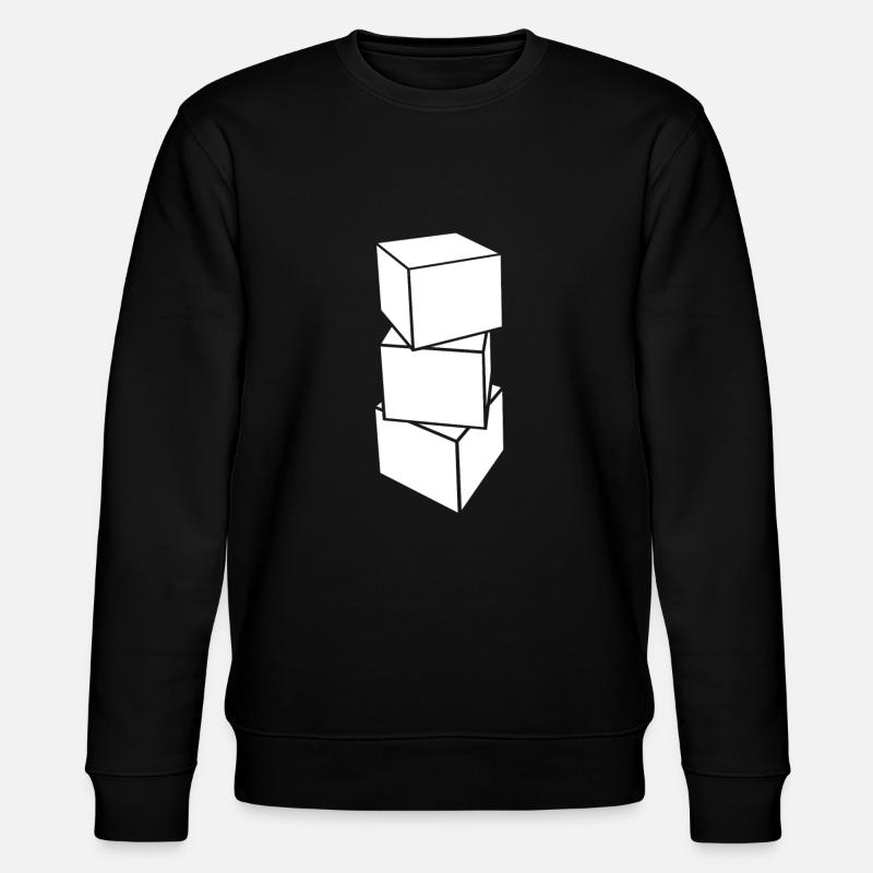 Building blocks - Stanley/Stella CHANGER Unisex Organic Sweatshirt - black