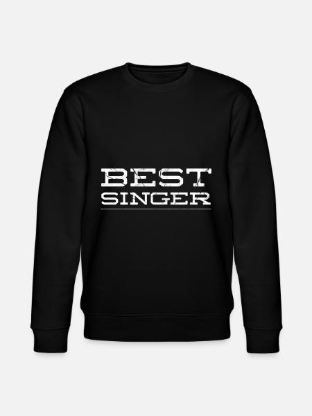 Singing choir singer music gift - Stanley/Stella CHANGER Unisex Organic Sweatshirt - black