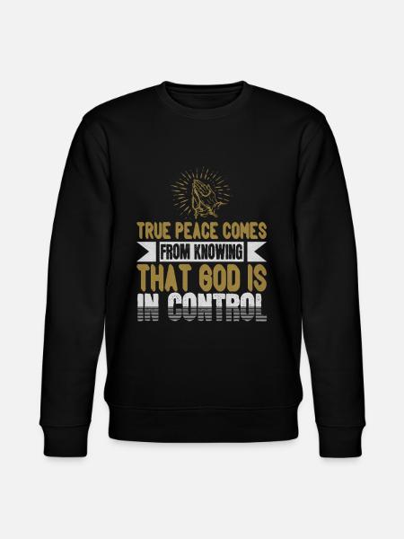 Christian saying - Evangelization - Stanley/Stella CHANGER Unisex Organic Sweatshirt - black