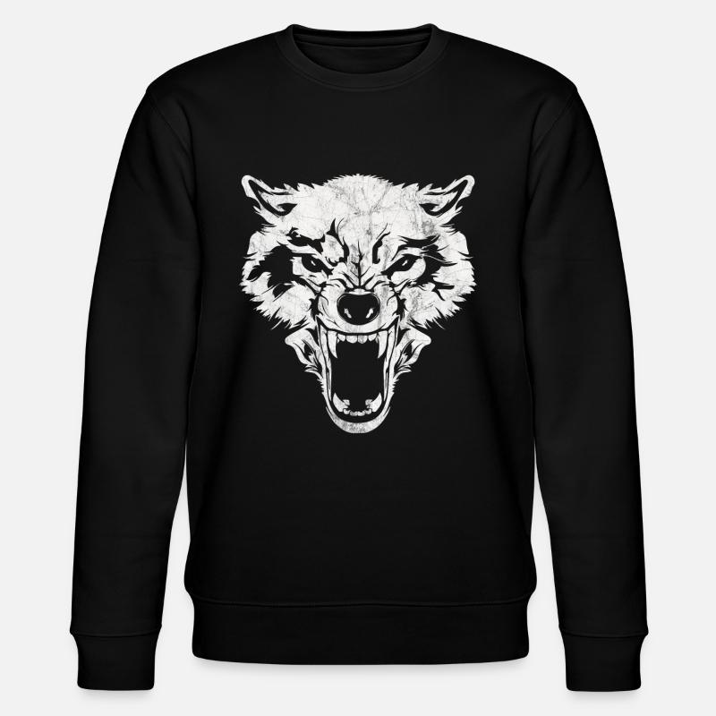 Wolf - Sweat bio CHANGER Stanley/Stella Unisexe - noir