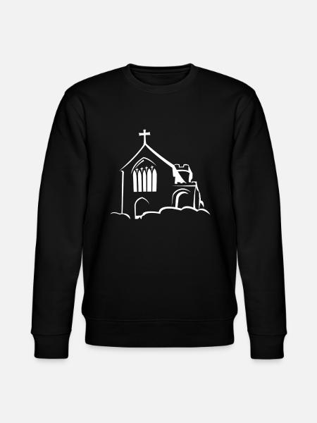 Church on clouds - Stanley/Stella CHANGER Unisex Organic Sweatshirt - black