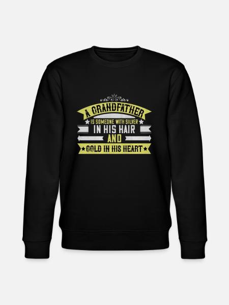 Grandfather - Stanley/Stella CHANGER Unisex Organic Sweatshirt - black