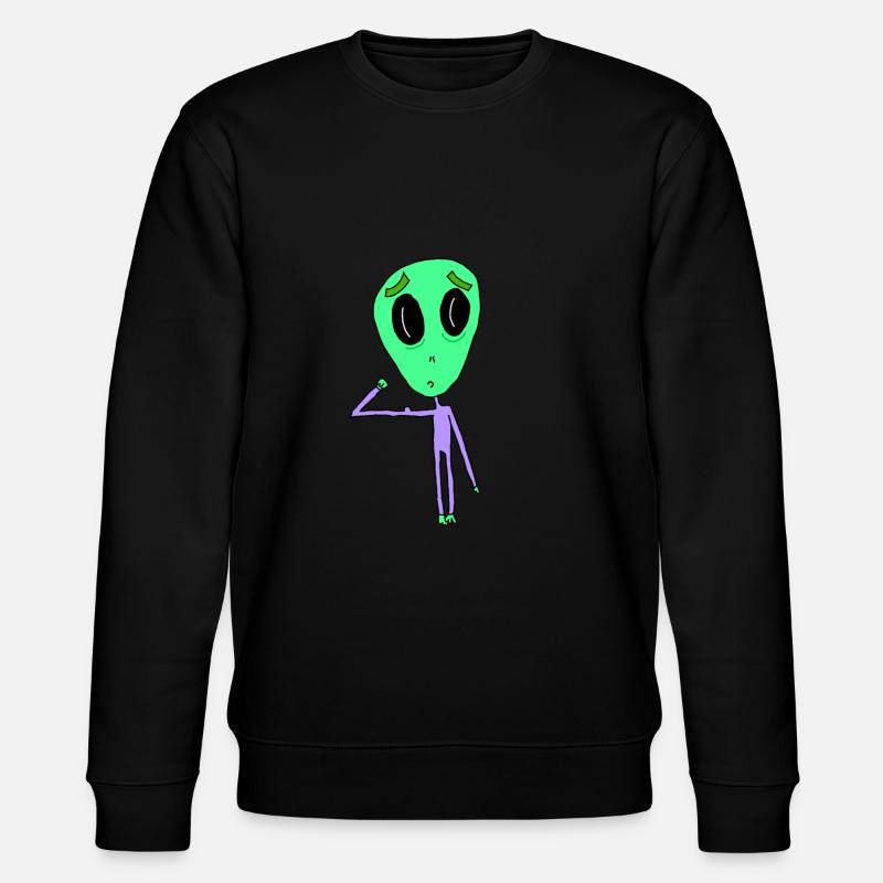 Extraterrestre avec biceps - Sweat bio CHANGER Stanley/Stella Unisexe - noir