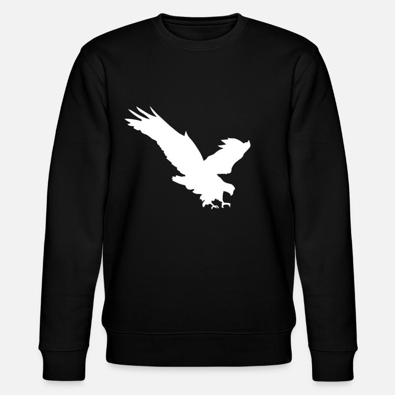 adler - Stanley/Stella Unisex Bio-Sweatshirt CHANGER  - Schwarz