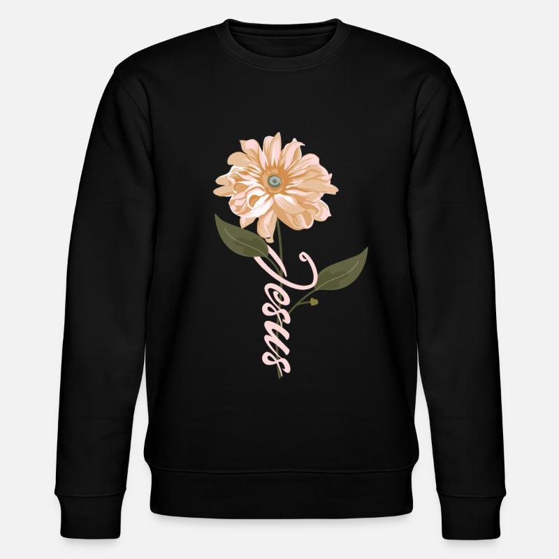 Fleur de Jésus - Sweat bio CHANGER Stanley/Stella Unisexe - noir