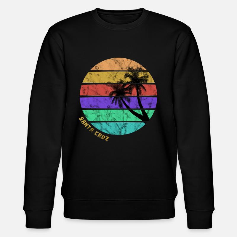 Santa Cruz Beach - Stanley/Stella Unisex Bio-Sweatshirt CHANGER  - Schwarz