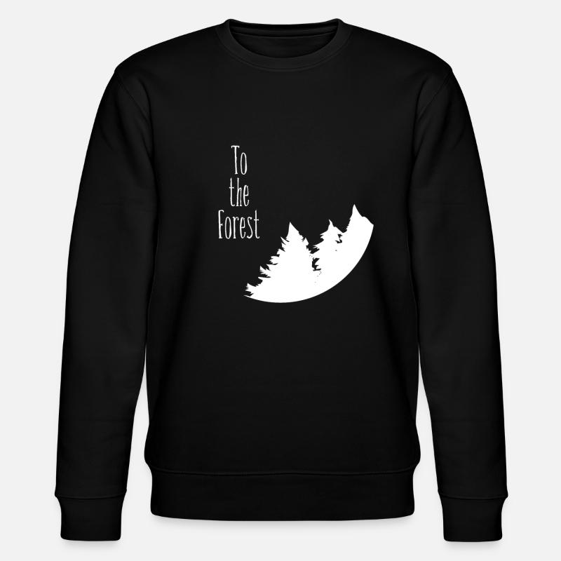 À la forêt - Sweat bio CHANGER Stanley/Stella Unisexe - noir
