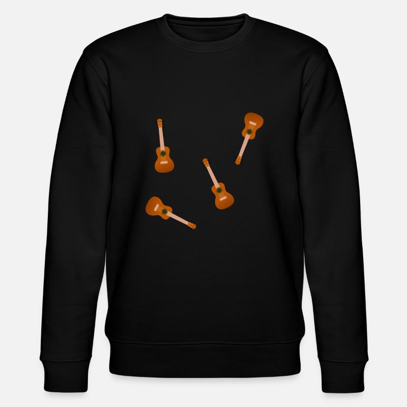 ukulele - Stanley/Stella CHANGER Unisex Organic Sweatshirt - black