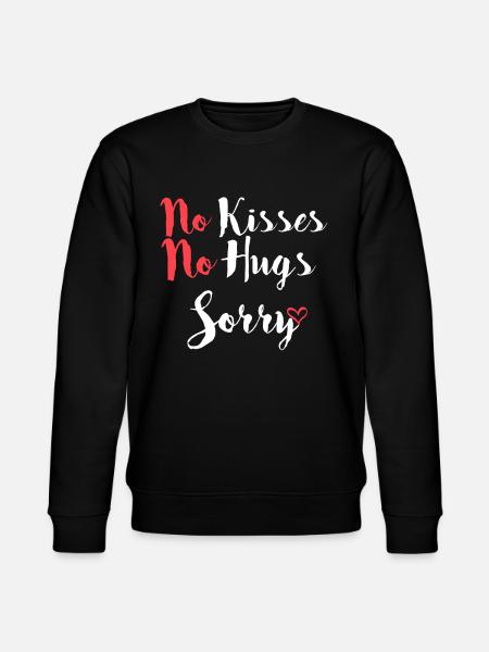 Pas de bisous - Sweat bio CHANGER Stanley/Stella Unisexe - noir