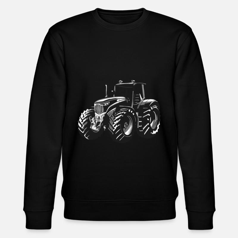 traktor landwirtTraktor - Stanley/Stella Unisex Bio-Sweatshirt CHANGER  - Schwarz