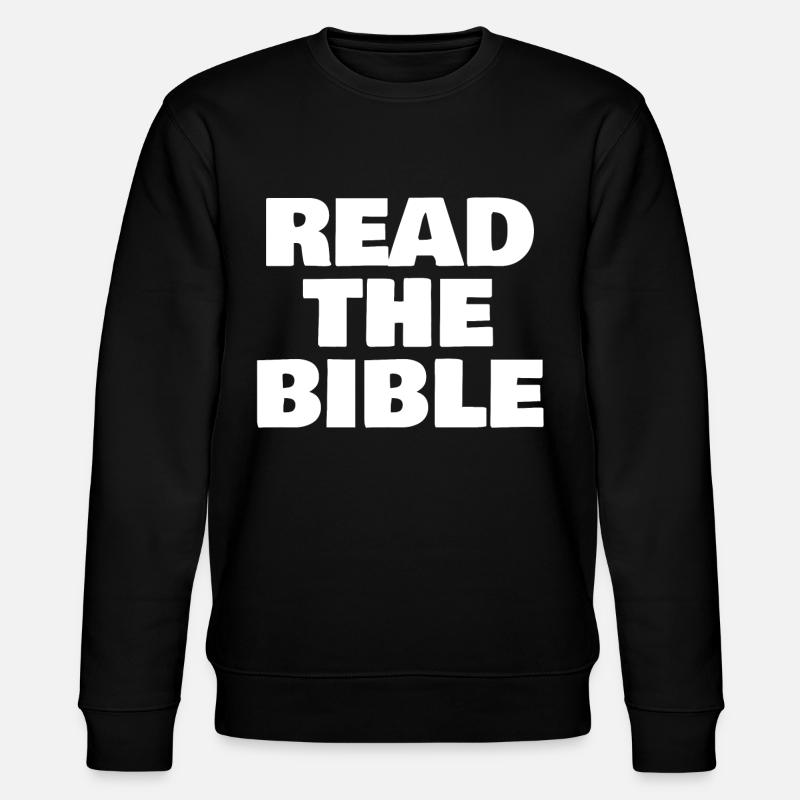 LIS LA BIBLE - Sweat bio CHANGER Stanley/Stella Unisexe - noir