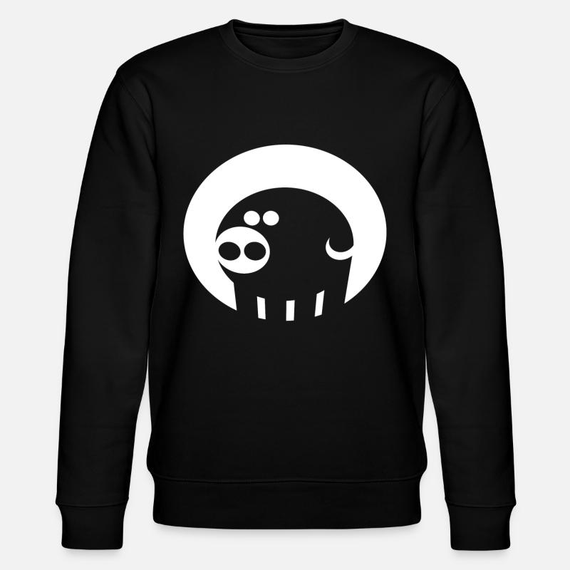 SCHWEIN - Stanley/Stella Unisex Bio-Sweatshirt CHANGER  - Schwarz