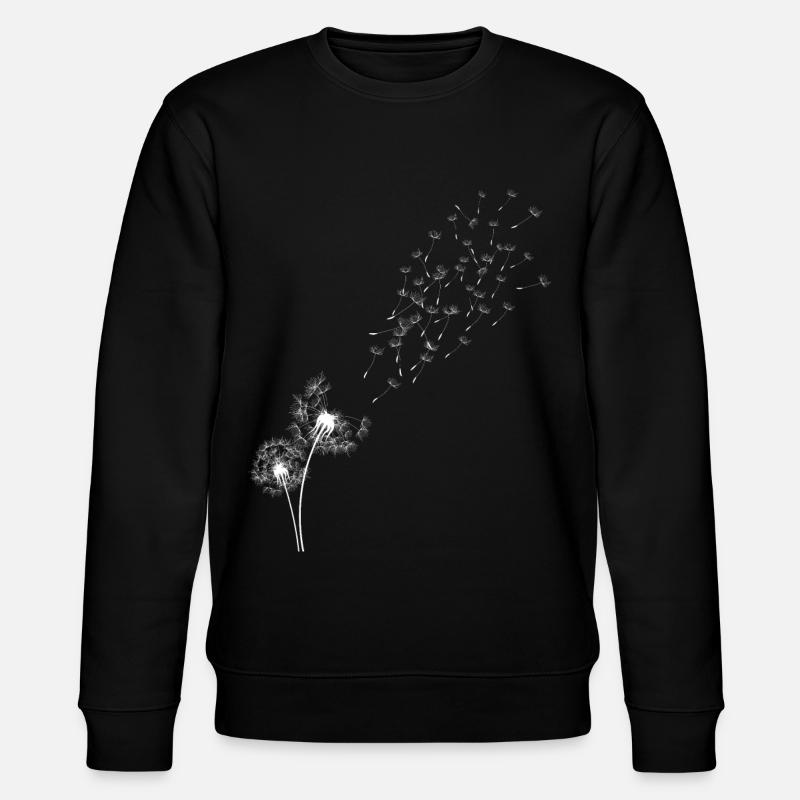Dandelion grass - Stanley/Stella CHANGER Unisex Organic Sweatshirt - black