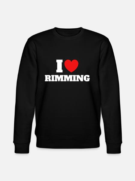 I LOVE RIMMING - Stanley/Stella CHANGER Unisex Organic Sweatshirt - black
