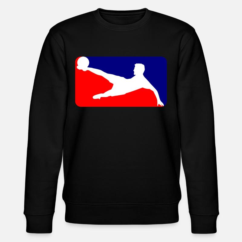 Fussball Soccer - Stanley/Stella Unisex Bio-Sweatshirt CHANGER  - Schwarz