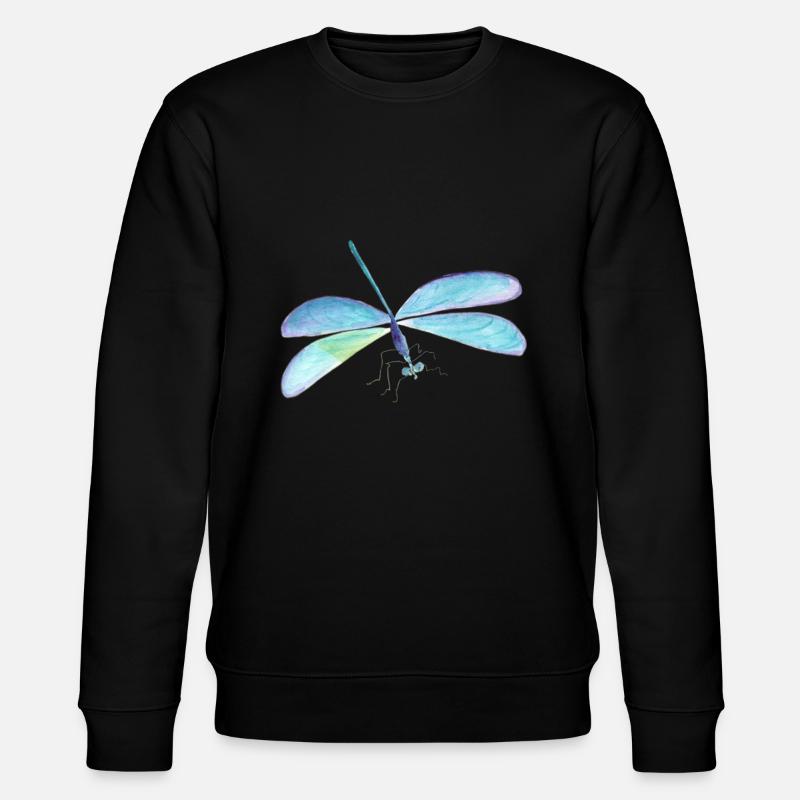 Libellule - Sweat bio CHANGER Stanley/Stella Unisexe - noir