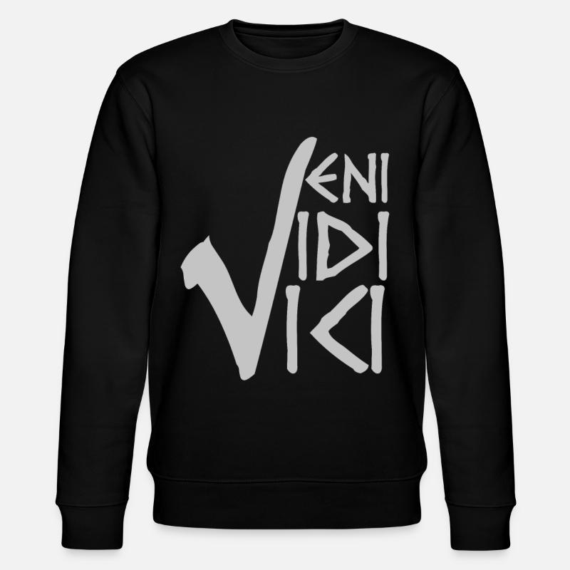 VENI VIDI VICI - Stanley/Stella Unisex Bio-Sweatshirt CHANGER  - Schwarz
