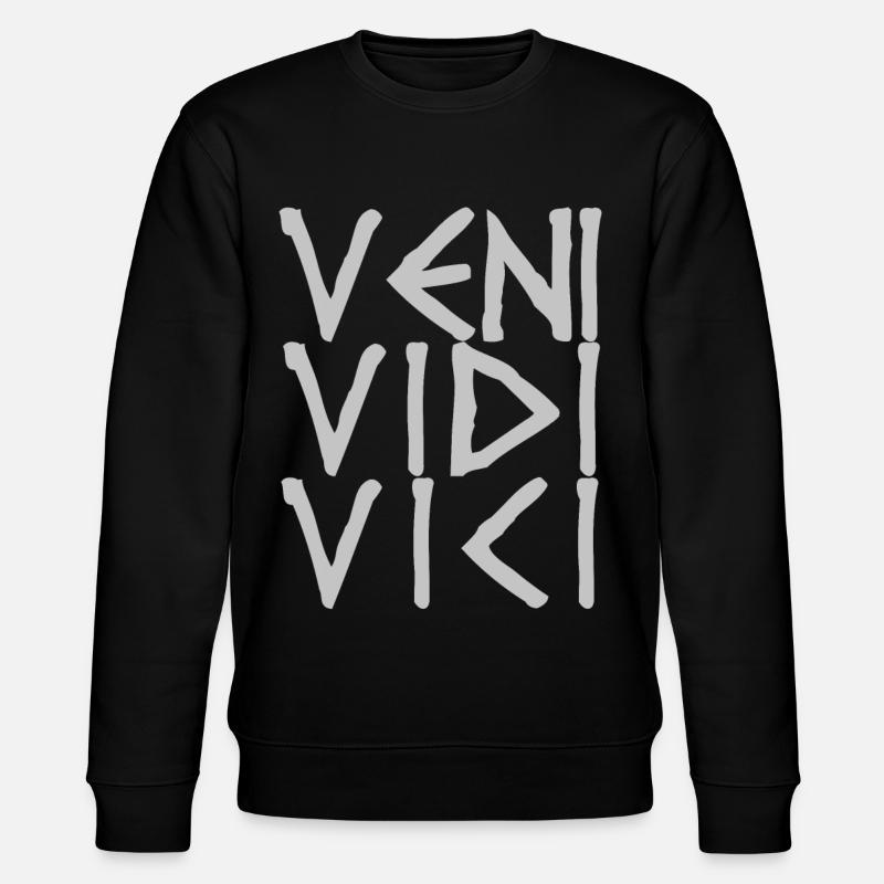 VENI VIDI VICI - Stanley/Stella Unisex Bio-Sweatshirt CHANGER - Schwarz