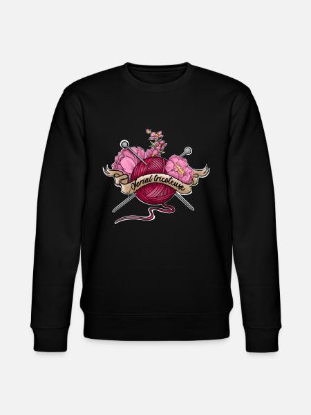 Serial tricoteuse - Sweat bio CHANGER Stanley/Stella Unisexe - noir
