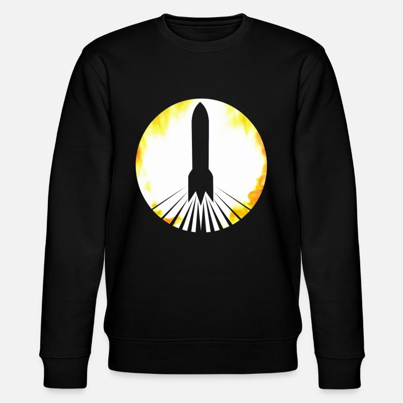 Lancement de fusée - Sweat bio CHANGER Stanley/Stella Unisexe - noir