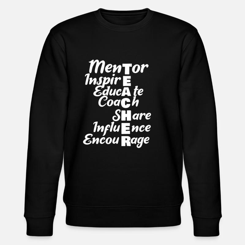 Enseignant mentor - Sweat bio CHANGER Stanley/Stella Unisexe - noir