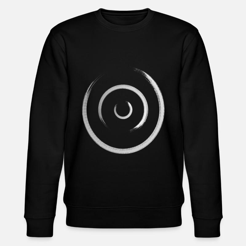 Kreise - Stanley/Stella Unisex Bio-Sweatshirt CHANGER  - Schwarz