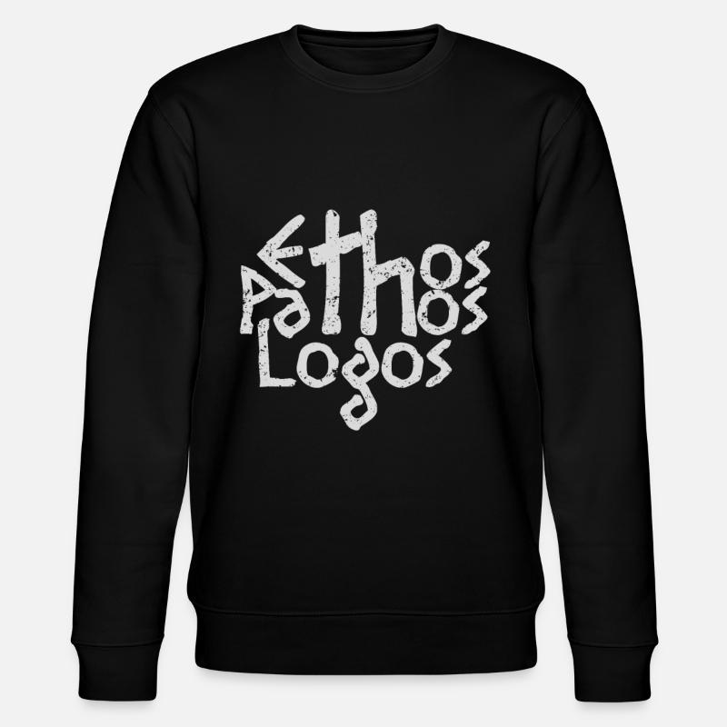 Ethos Pathos Logos - Stanley/Stella CHANGER Unisex Organic Sweatshirt - black