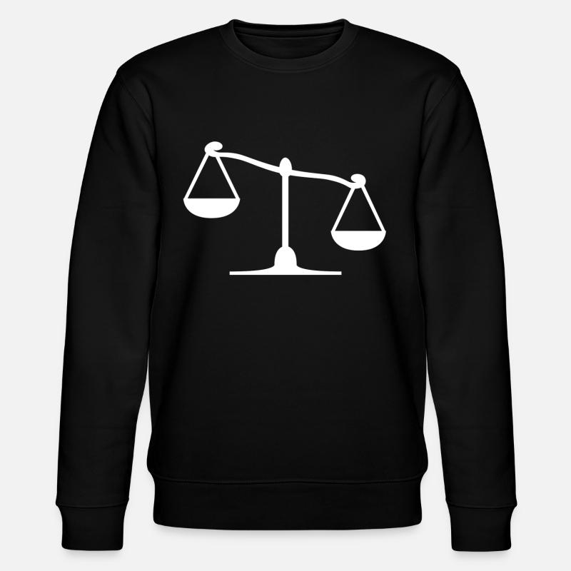 Vægt - Stanley/Stella økologisk unisex-sweatshirt CHANGER  - sort