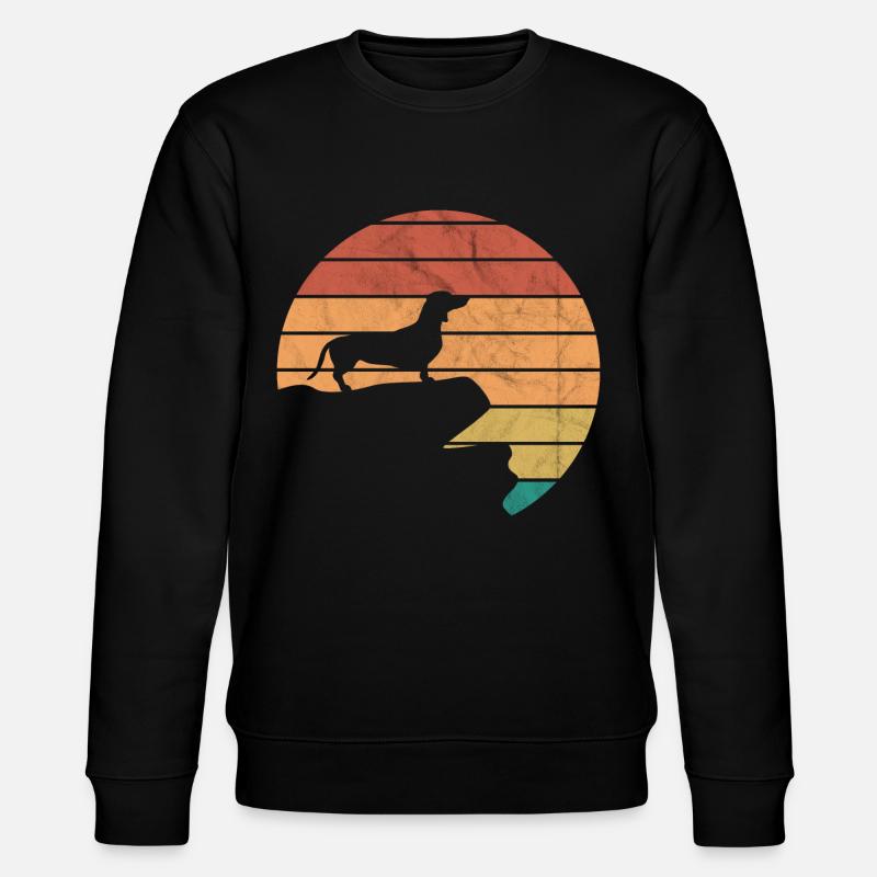 Dackel Dachshund - Stanley/Stella CHANGER Unisex Organic Sweatshirt - black