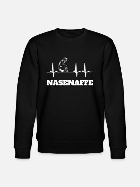 Nasenaffe - Stanley/Stella Unisex Bio-Sweatshirt CHANGER - Schwarz