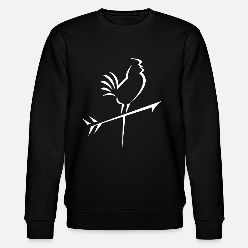 Wetterhahn Design - Stanley/Stella Unisex Bio-Sweatshirt CHANGER - Schwarz