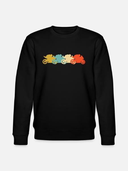 Motorcycle road races - Stanley/Stella CHANGER Unisex Organic Sweatshirt - black