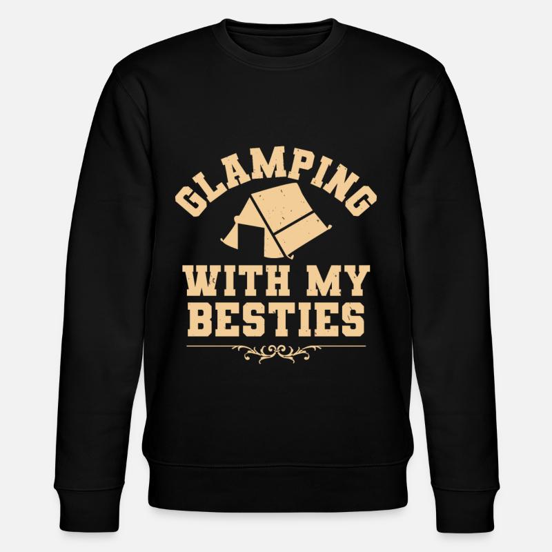 Glamping Camping in style - Stanley/Stella CHANGER Unisex Organic Sweatshirt - black