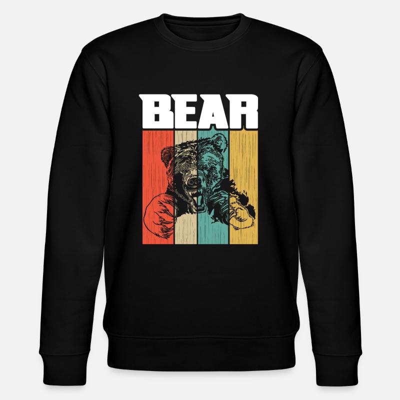 Ours - Sweat bio CHANGER Stanley/Stella Unisexe - noir