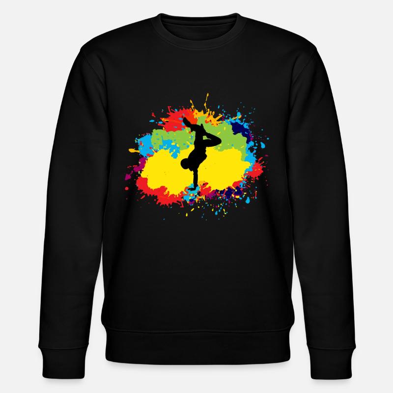 Breakdance Breakdancing Break-dancer Aquarelle - Sweat bio CHANGER Stanley/Stella Unisexe - noir