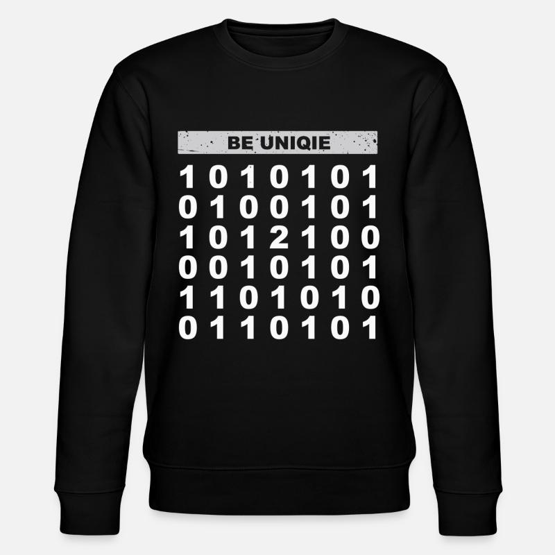Einzigartig sein - Stanley/Stella Unisex Bio-Sweatshirt CHANGER  - Schwarz