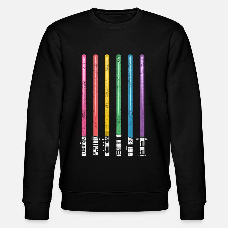 Pride Rainbow CSD LGBT - Stanley/Stella CHANGER Unisex Organic Sweatshirt - black