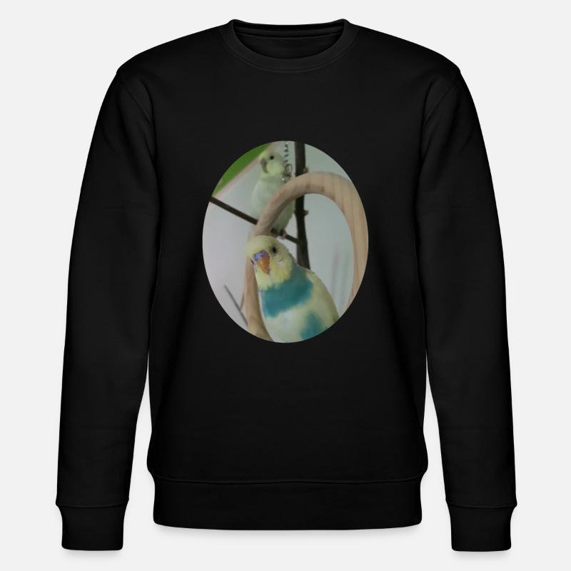 Budgerigars Budgerigar - Stanley/Stella CHANGER Unisex Organic Sweatshirt - black